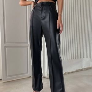 Wild Fable Black Satin Trousers